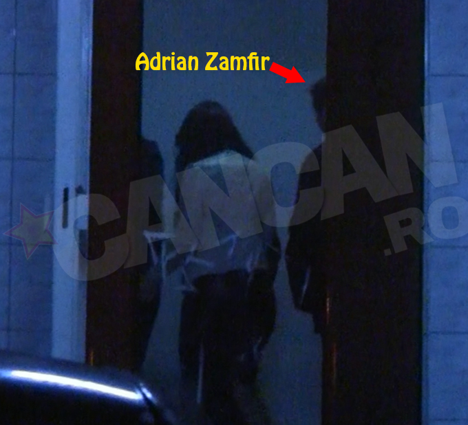 Zamfir si domnitele au intrat in scara blocului