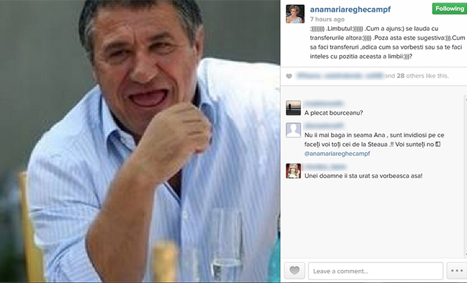 Asa l-a ironizat Anamaria pe Victor Becali