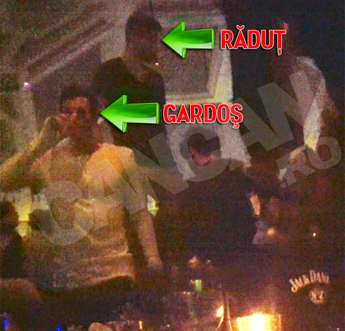 Gardos a fost ceva mai insetat si a dat pe gat un pahar de