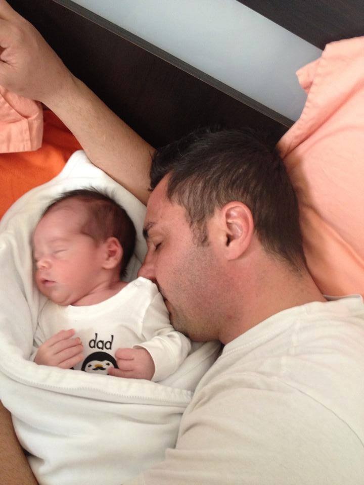 Sportivul este un tata model