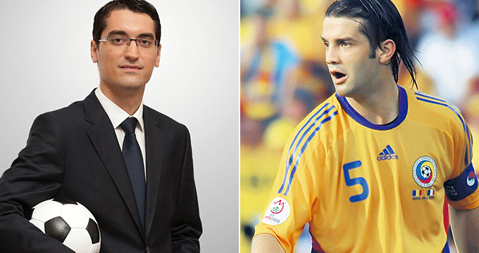 Razvan Burleanu si Cristi Chivu - viitorul fotbalului romanesc