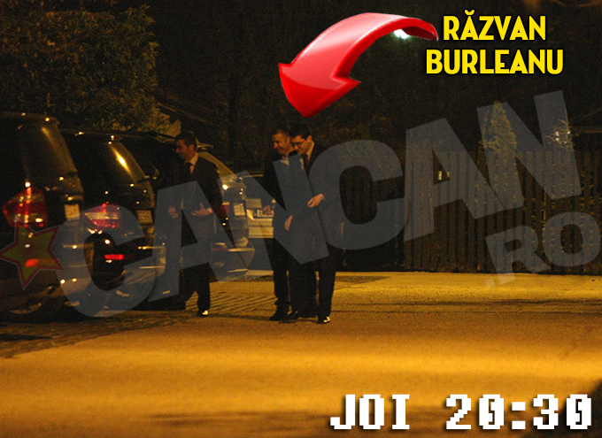 Burleanu si cei doi oficiali au parasit cu zambetul pe buze resedinta lui Chivu