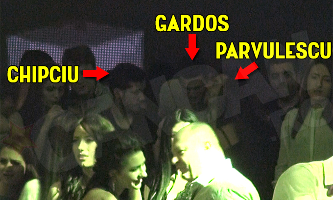 Scena a continuat sub ochii colegului Alex Chipciu