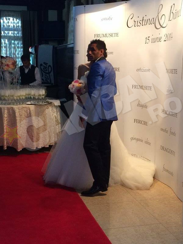 Banel si Cristina au facut cununia civila, vara trecuta