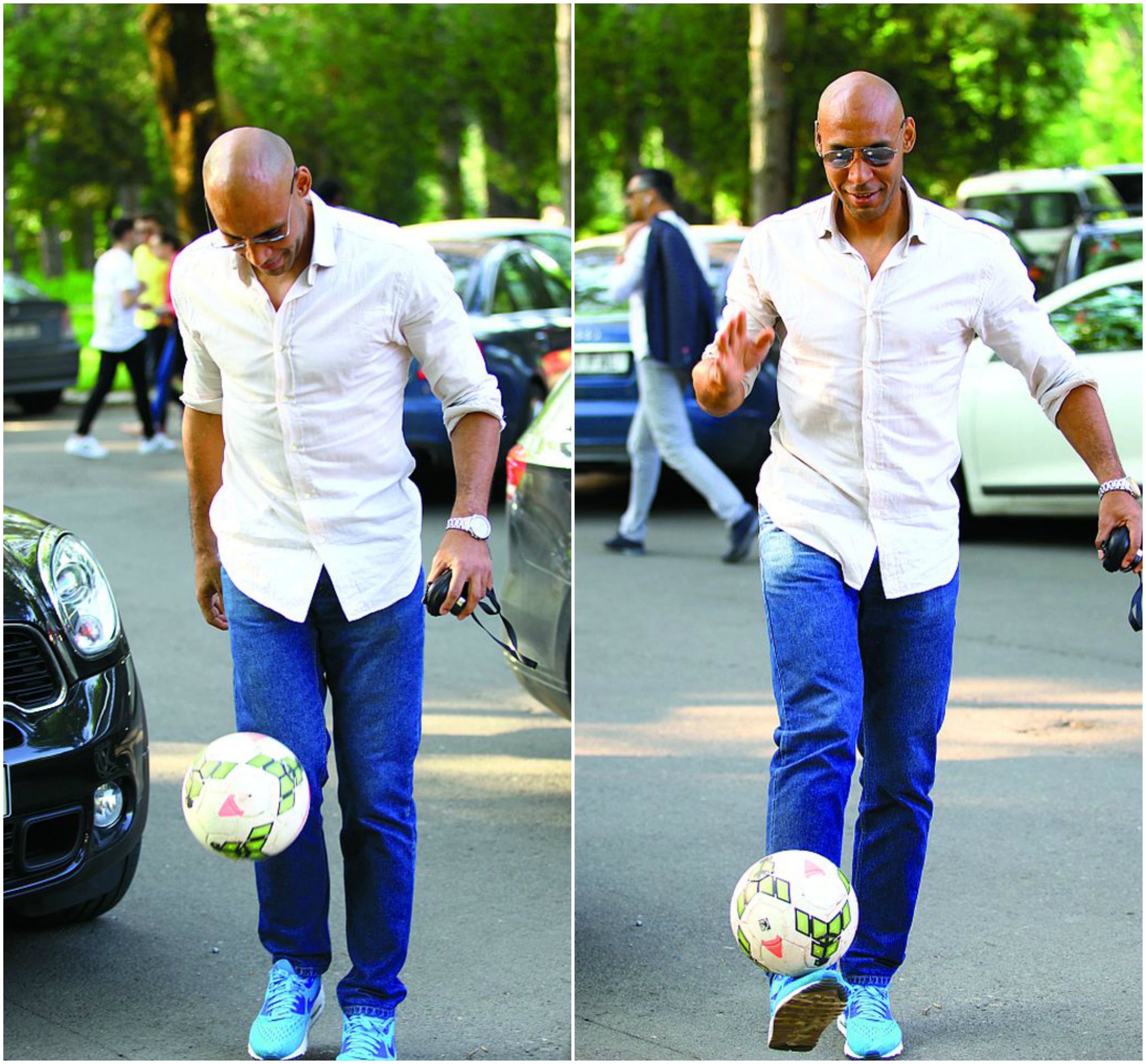 Falemi nu poate sta departe de fotbal