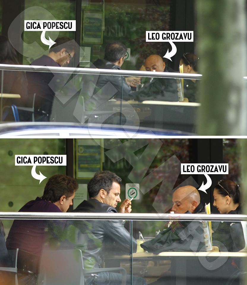 Gigă Popescu s-a întâlnit cu Leo Grozavu. 