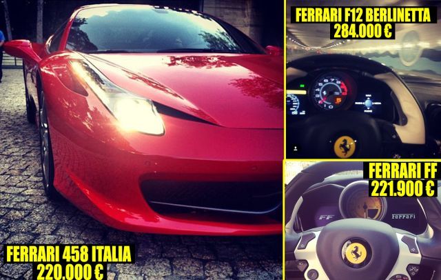 Dani iubeşte maşinile puternice cum ar fi Ferrari