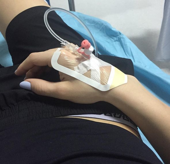 Aceasta este imaginea postată de Cătălina