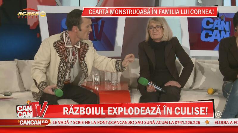 Scandal incredibil în culise la CANCAN TV! Copiii solistului Mărin Cornea s-au luat la harţă cu mama lor: