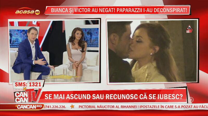 Filmarea asteptata de toata Romania! Primele imagini cu Bianca sarutandu-se cu Victor Slav! Uite cum se harjonesc in vazul tuturor