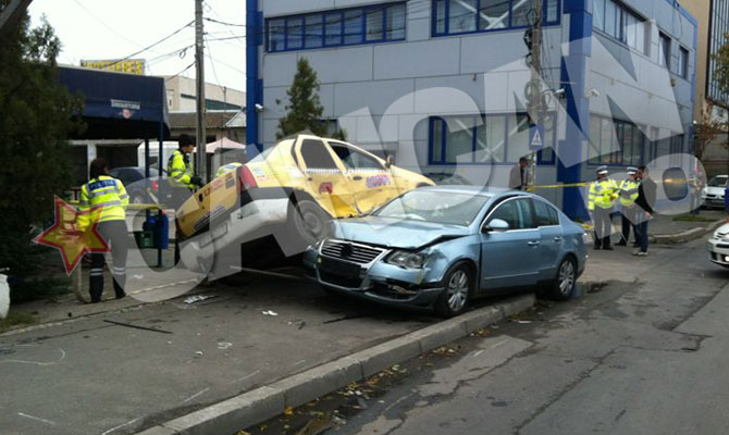 Accident in Bucuresti