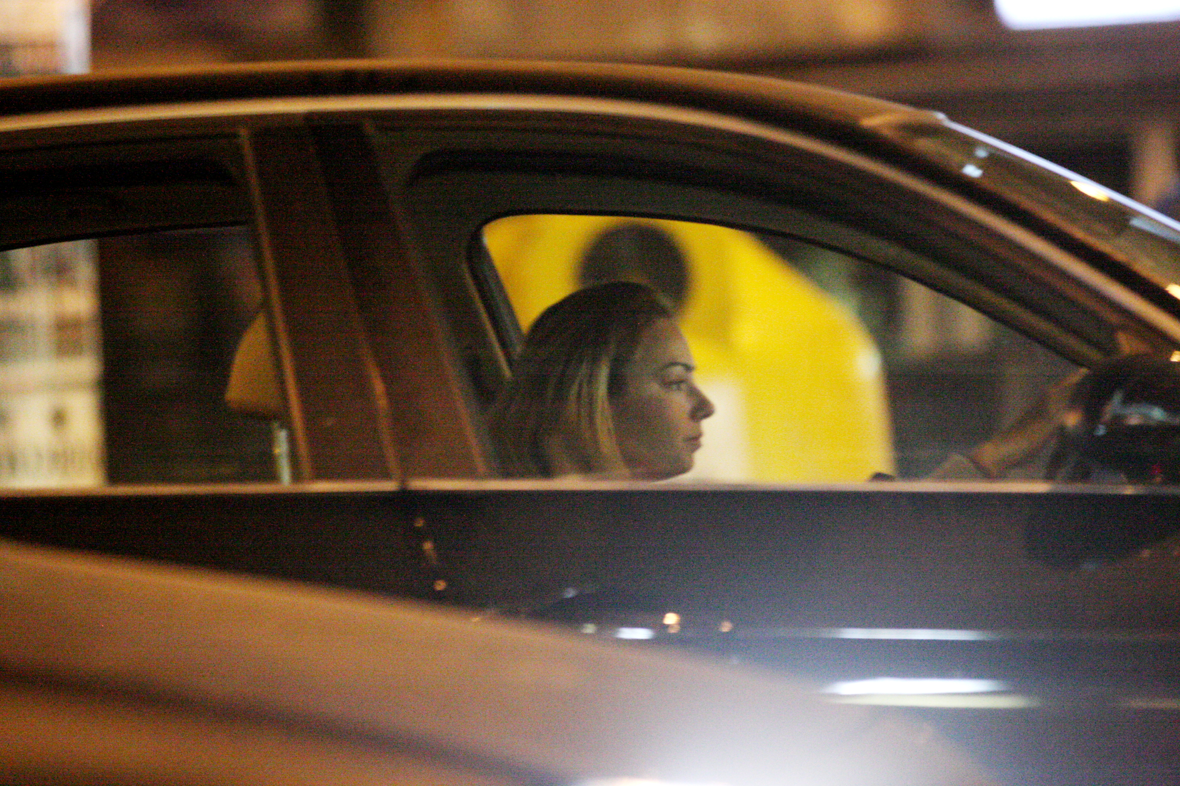 Vizibil obosita dupa orele de antrenament,