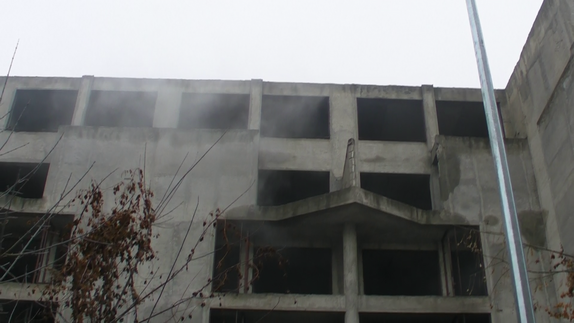 Boschetarii au umplut tot cartierul cu fum