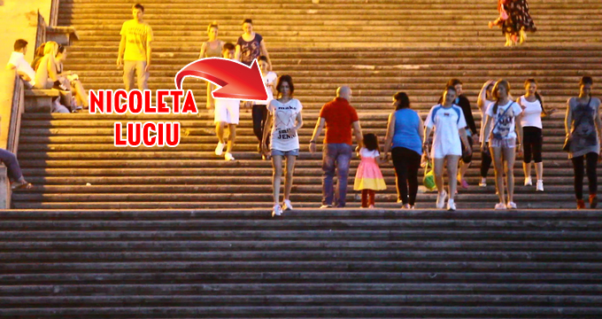 In fiecare seara Luciu merge in parc pentru a face sport