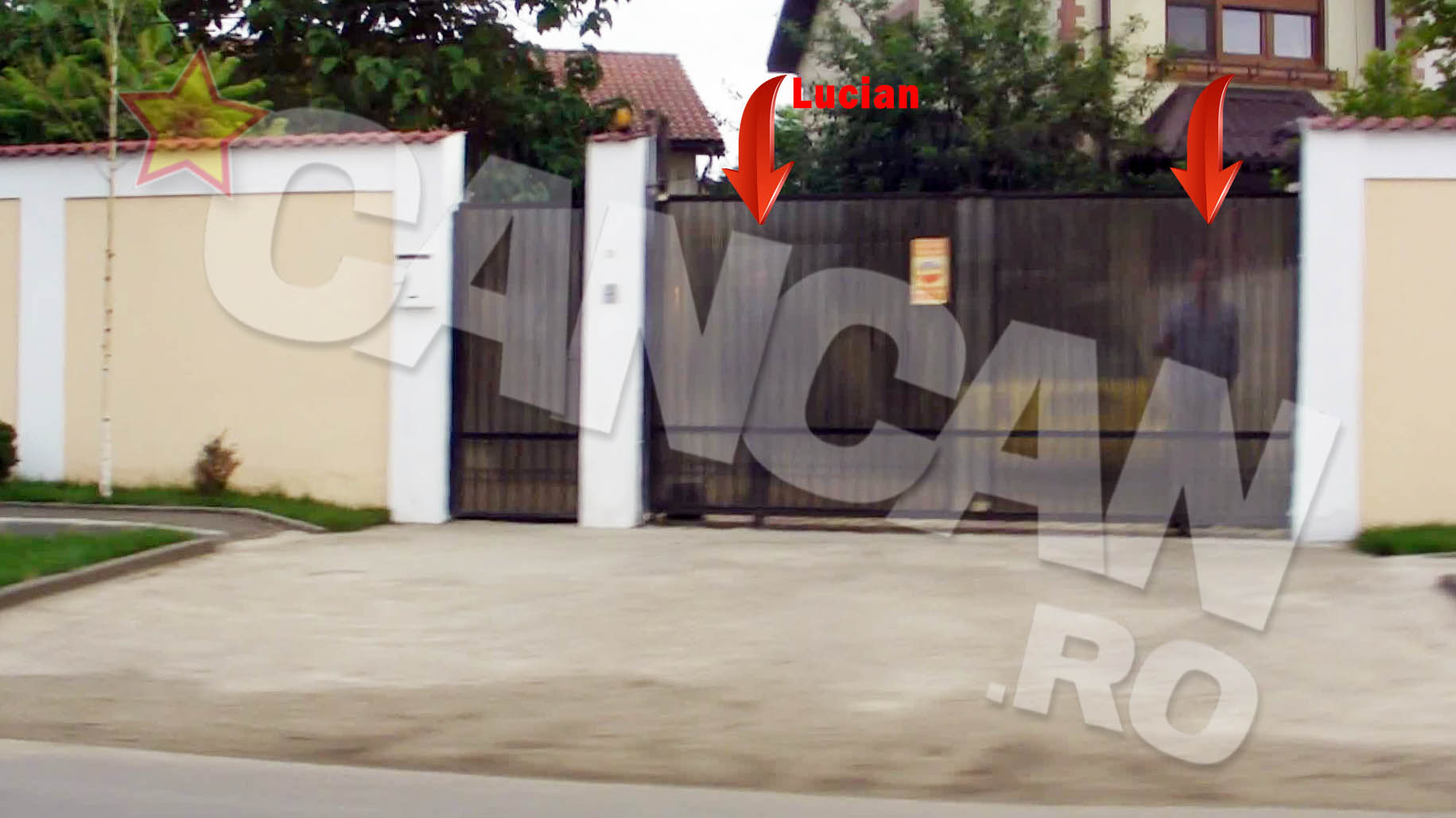 Lucian ajunge la Inna insotit de un prieten care, in caz de nevoie, poate garanta pentru el