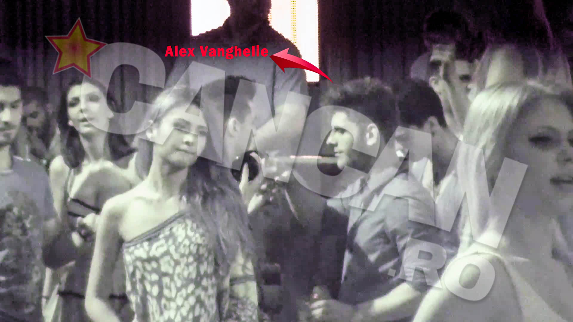 Alexandru Vanghelie si noua lui iubita, Madalina, fiica unui patron ce inchiriaza automobile de lux, au inchinat, probabil in cinstea dragostei, mai multe cupe cu sampanie