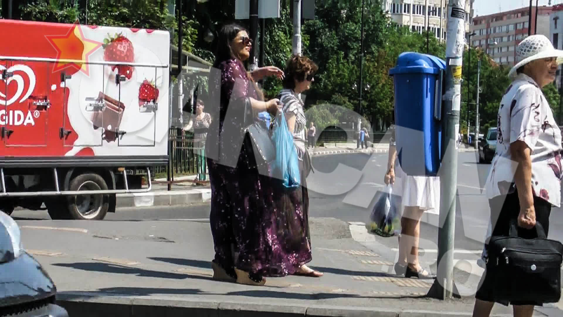 Bianca a renuntat la confortul masinii si a iesit in canicula hotarata sa slabeasca