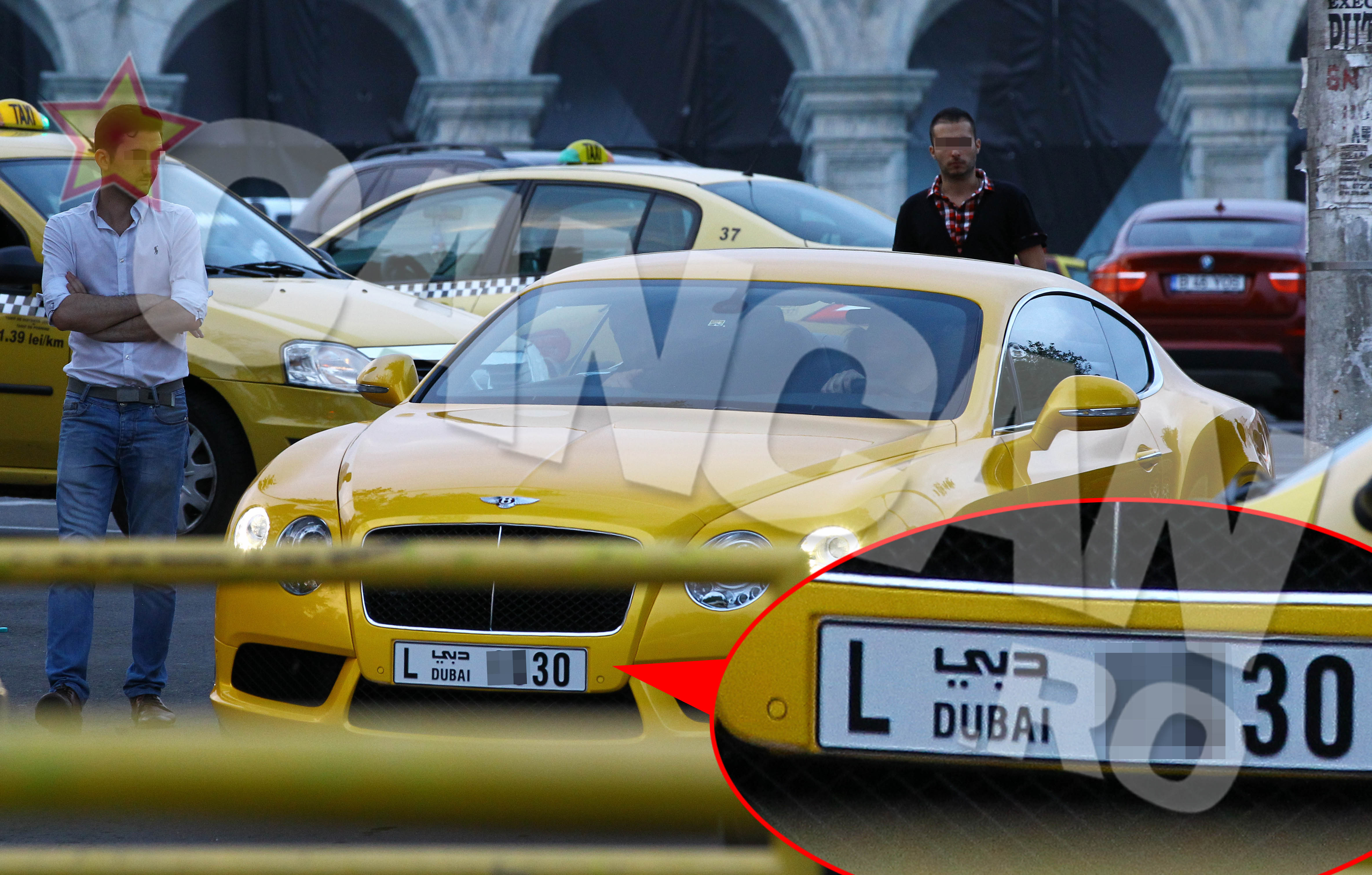 Printul Al Habtoor circula prin Bucuresti cu o masina cu numere de Dubai