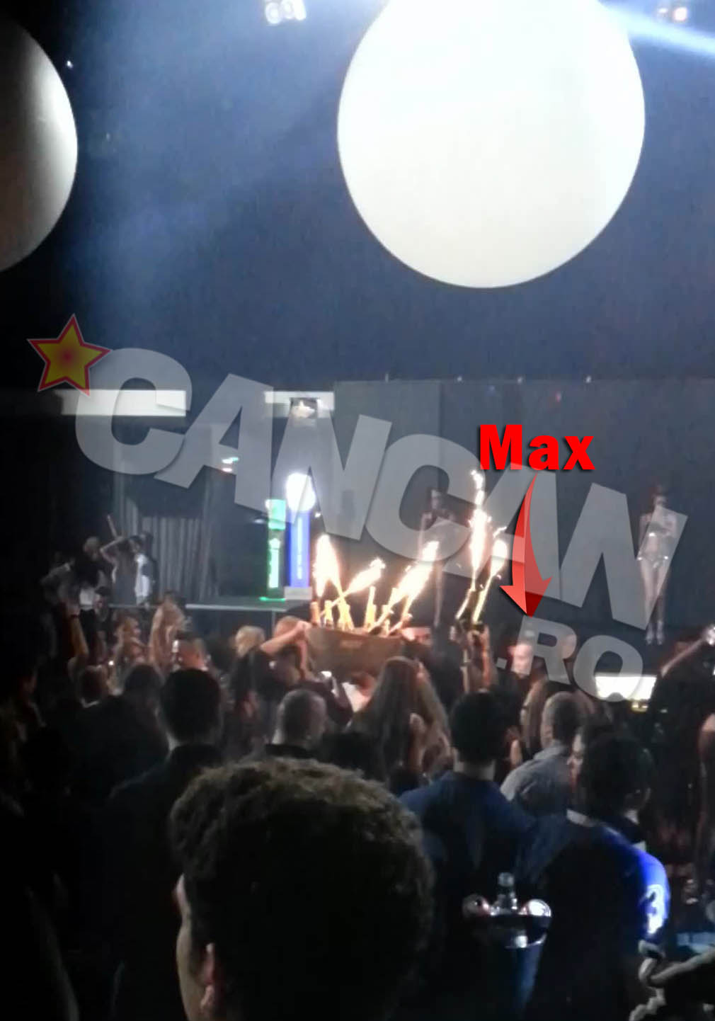 Potrivit traditiei, printul a petrecut in clubul Lyo's si comandat mai multe serii a cate 50 de sticle de sampanie