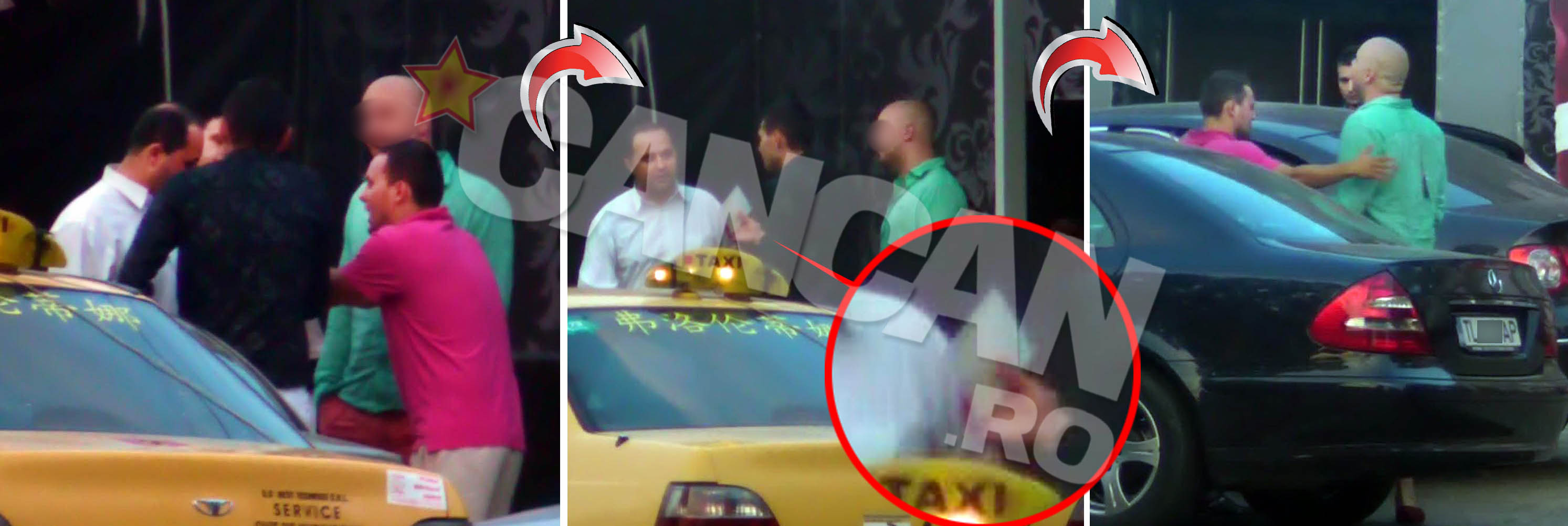 Nici prietenul smecherasului in verde nu scapa nepedepsit: