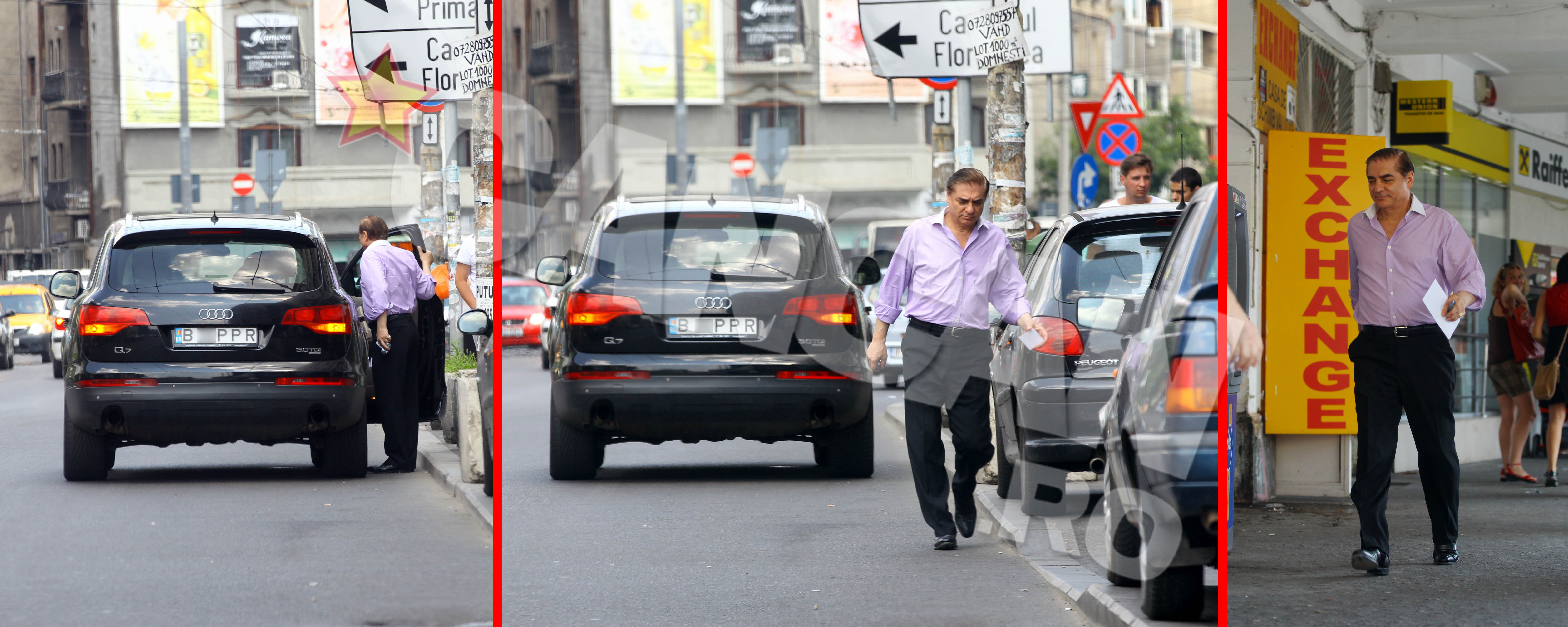 Dupa ce si-a dat seama ca a uitat buletinul in masina, s-a intors grabit, apoi a facut cale-ntoarsa spre banca