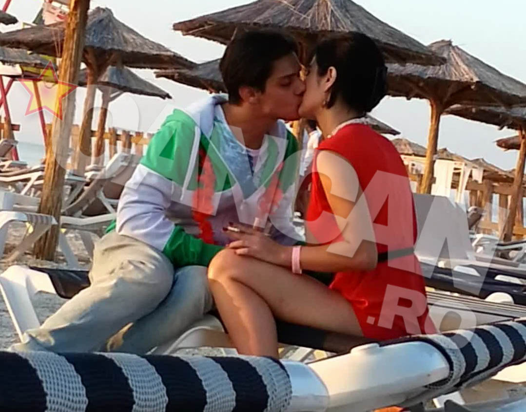 ...si a prins curaj sa o sarute