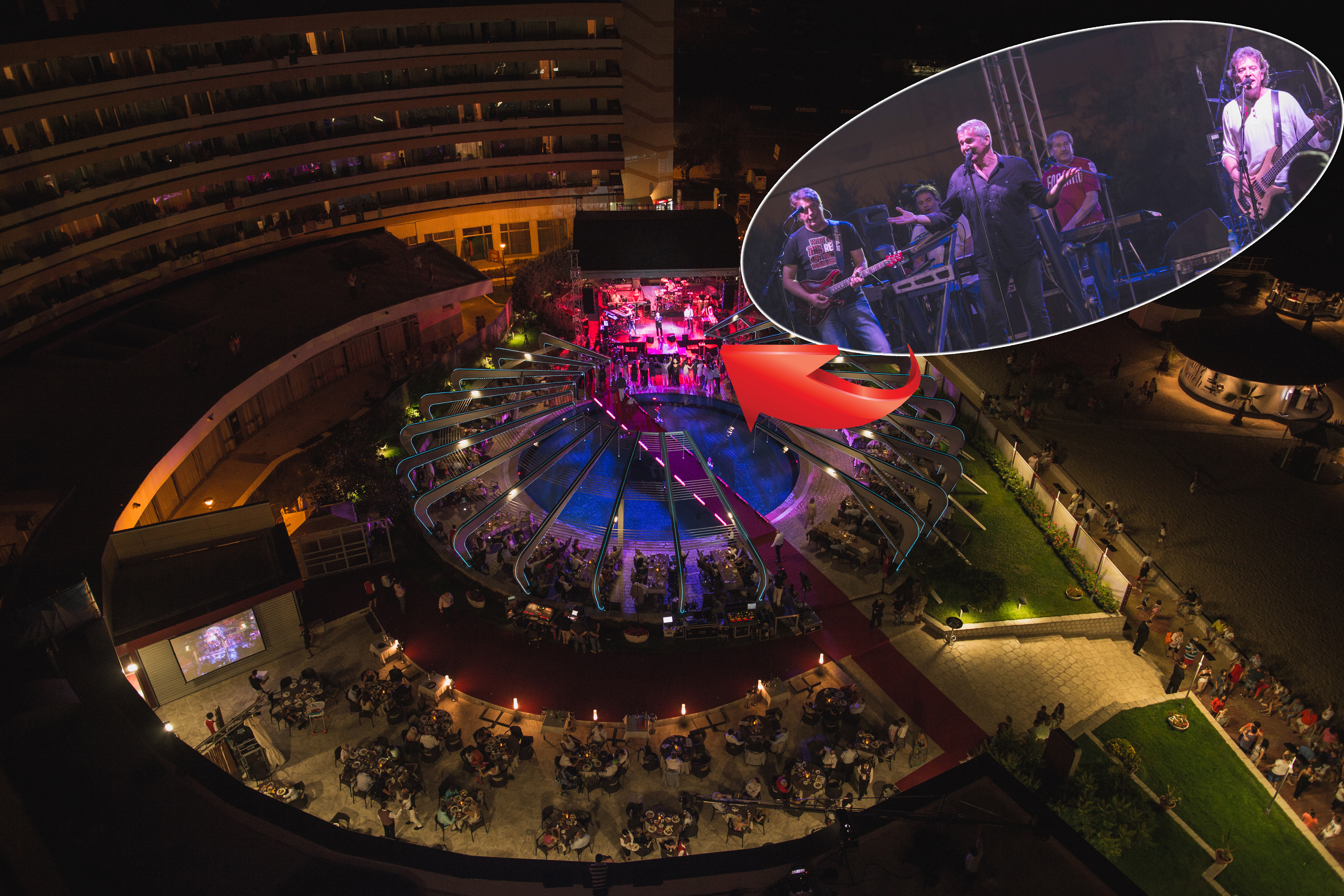 Holograf a facut super-show la petrecerea organizata pentru 5 ani de la inaugurarea Hotelului Vega