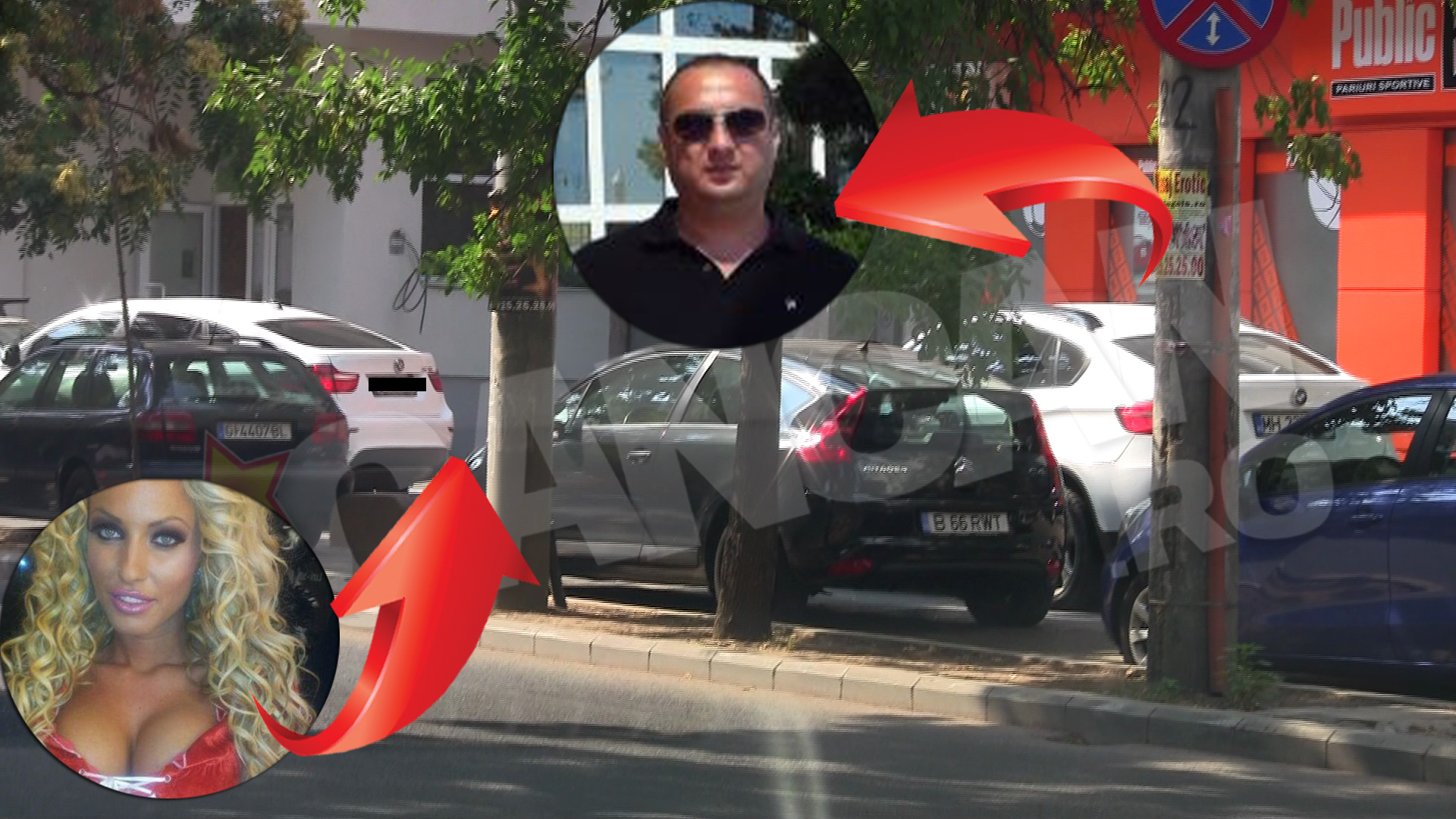 Cei doi s-au plimbat in masini identice