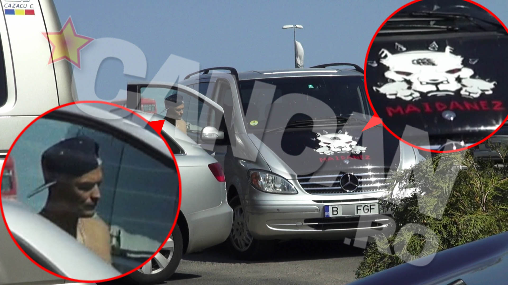 Cu masina de Maidanez, Puya se achita repede de treburile casnice si pleaca spre hotel