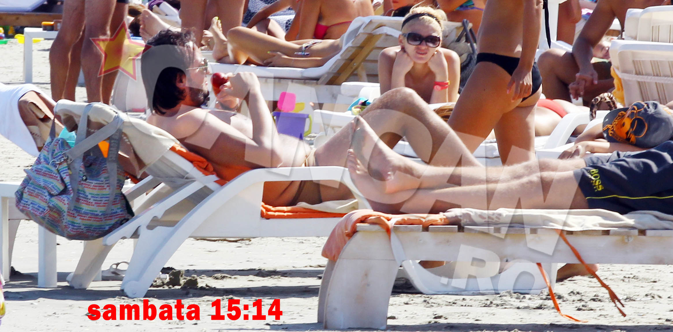 Tolanit pe un sezlong, Ciobanu incearca sa obtina bronzul perfect