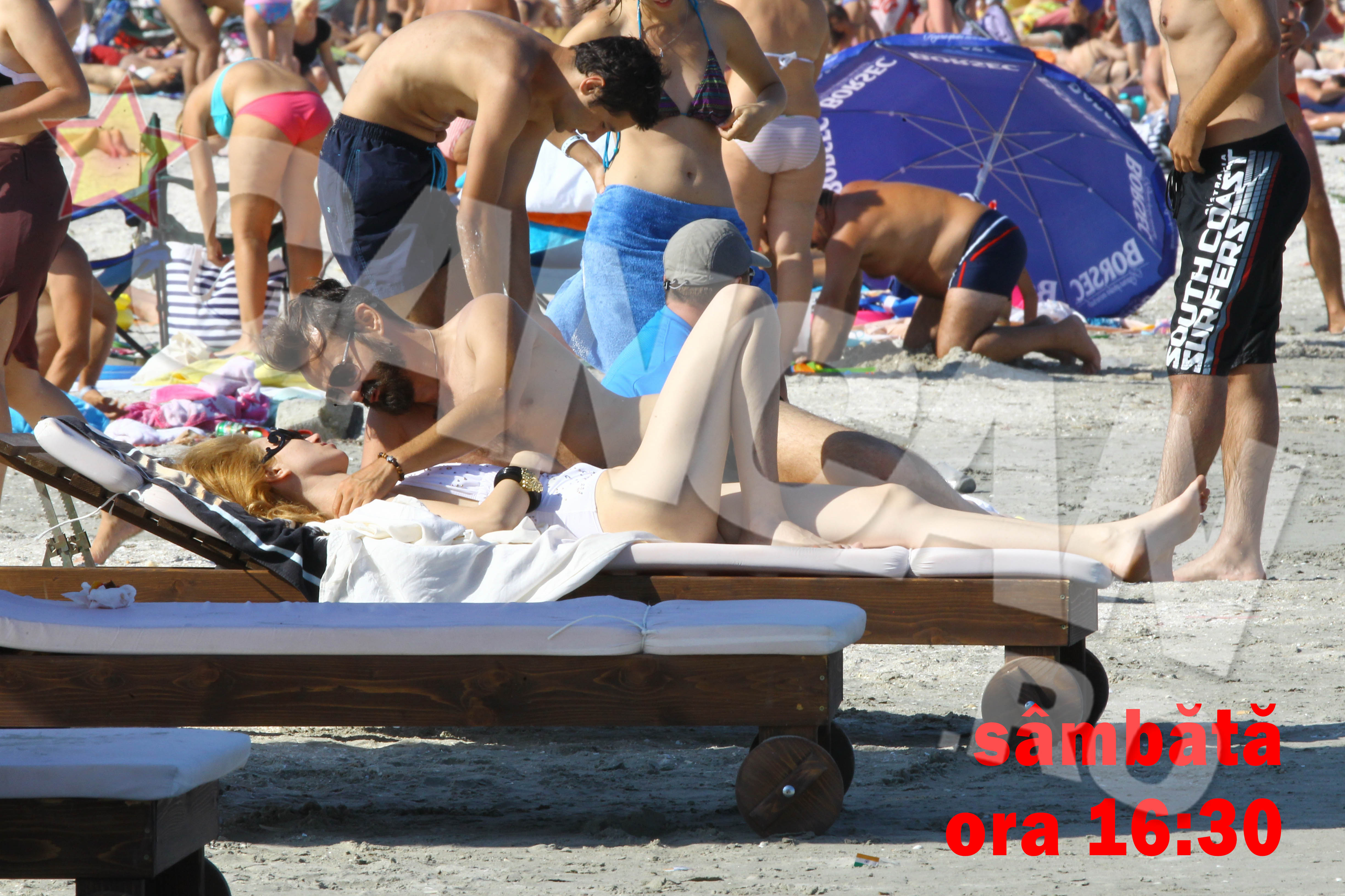 Designerul si-a alintat iubita minute in sir, inainte de a o saruta