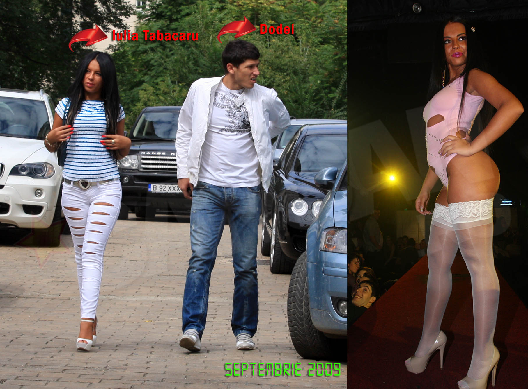 Asa arata Iulia in septembrie 2009, cand Tanase o facea celebra si devenea model pe podium