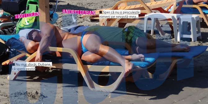 Tavi Colen si Andrei Duban si-au petrecut ziua mai mult dormind decat in compania frumoaselor partenere
