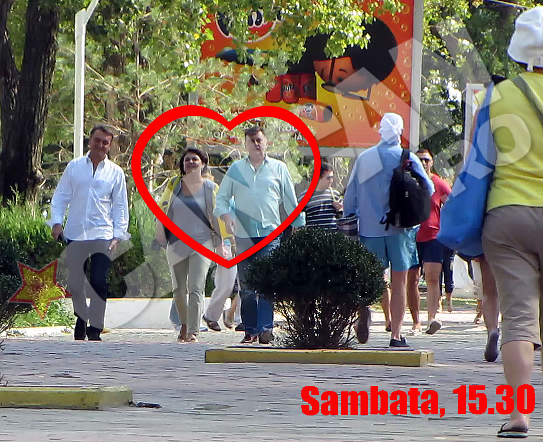 Crin Antonescu si sotia sa, intr-o plimbare romantica pe faleza