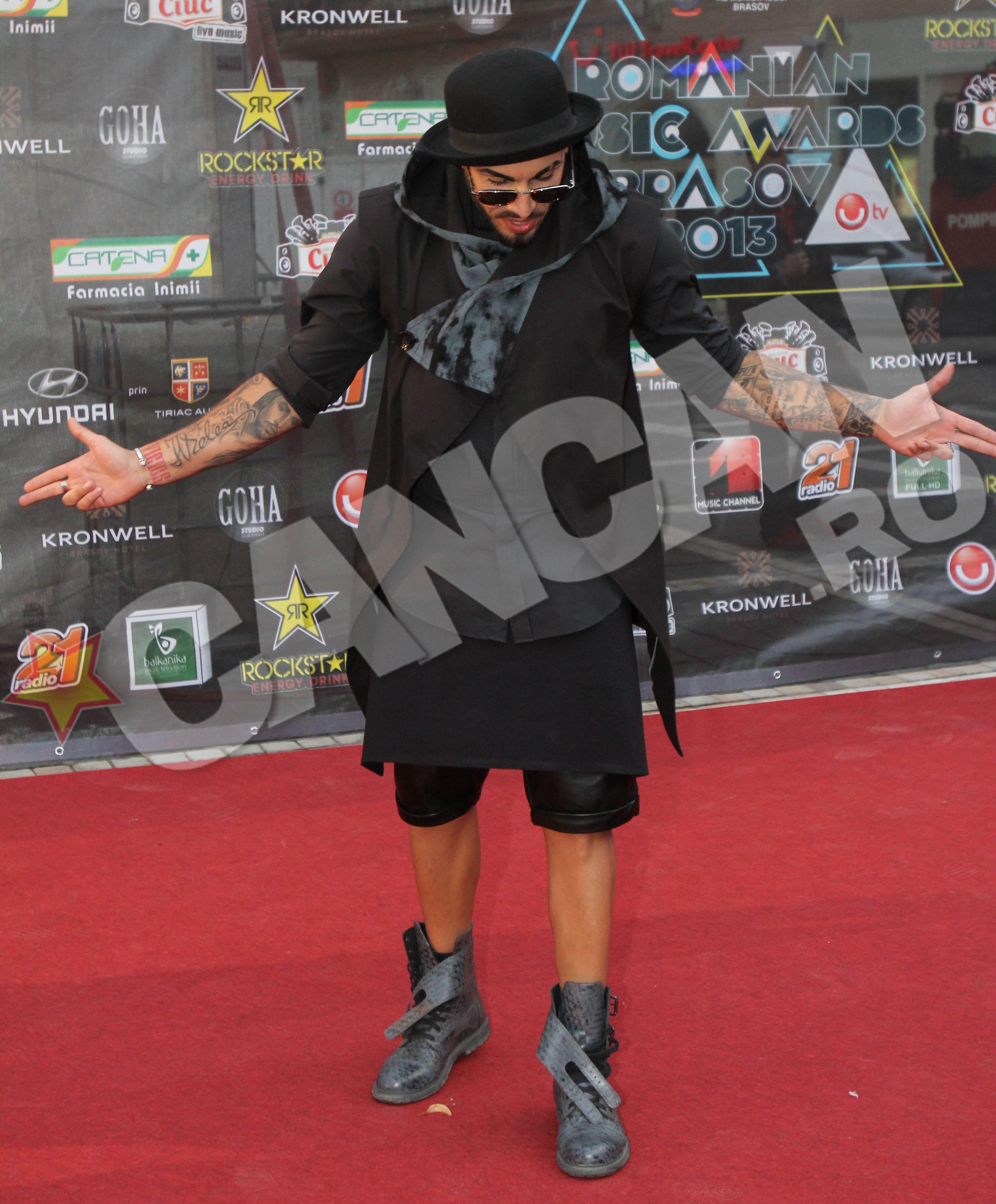 Artsitul a suprins cu tinuta lui la Brasov