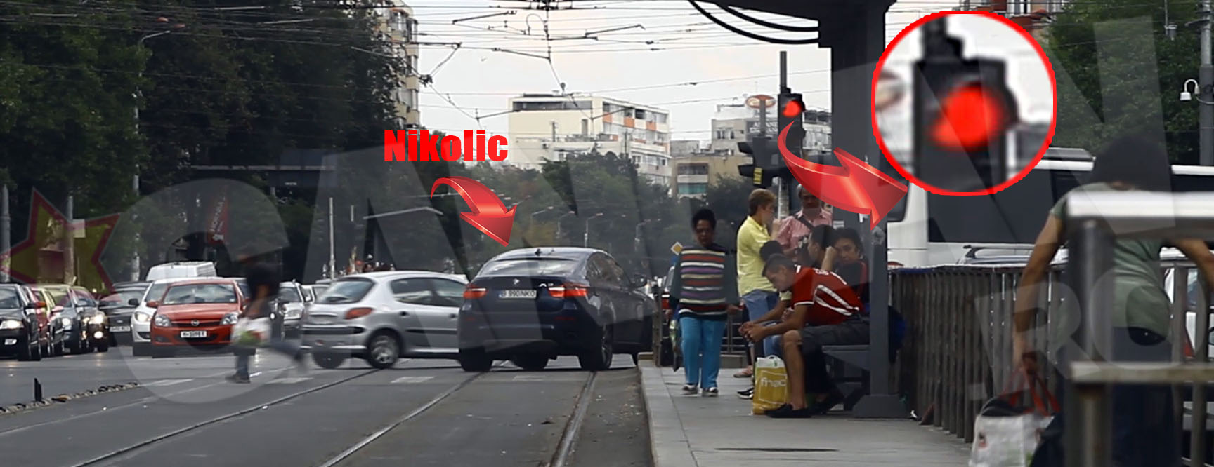 Rosul de la semafor nu l-a oprit deloc