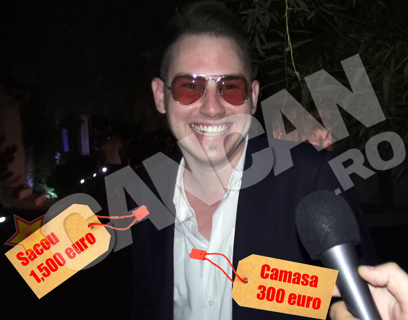 Cu tot cu ceas si ochelari, Andrei spune ca are pe el 10.000 de euro