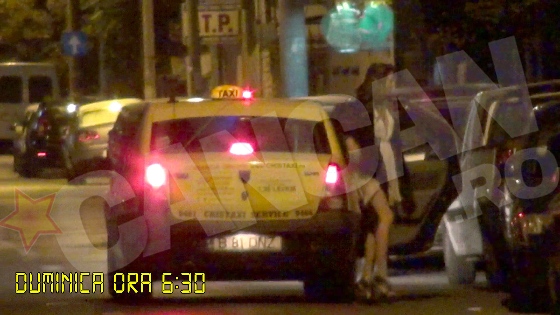 Prima oprire, un bloc din cartierul Tei