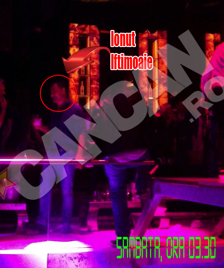 Ionut Iftimoaie s-a distrat pana dimineata in club