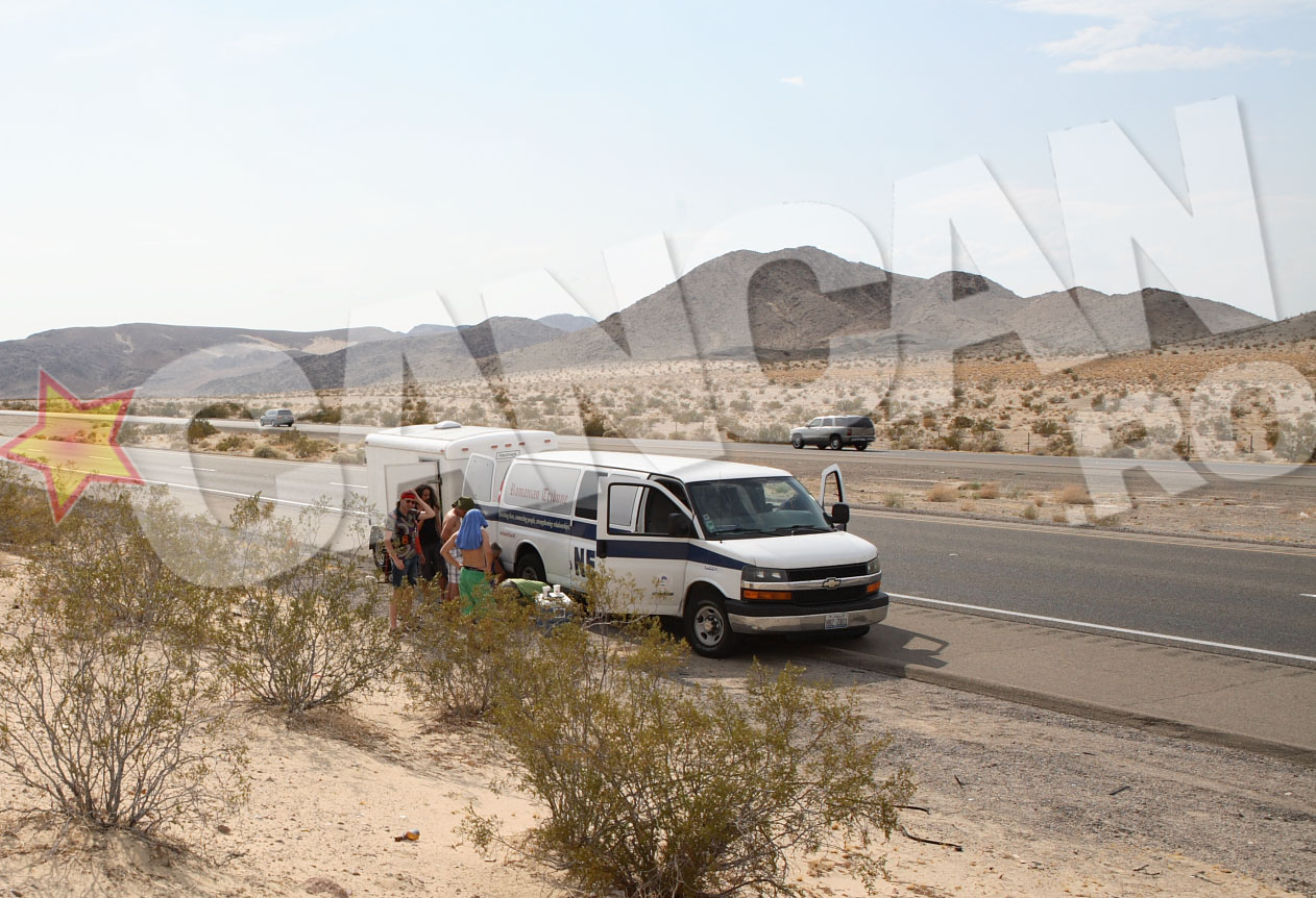 Aerul conditionat li s-a stricat in desert la peste 50 de grade