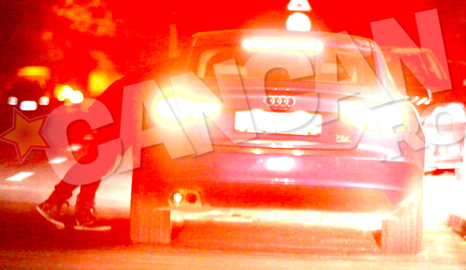 Apoi el i-a dat un ultim sarut prin geamul masinii