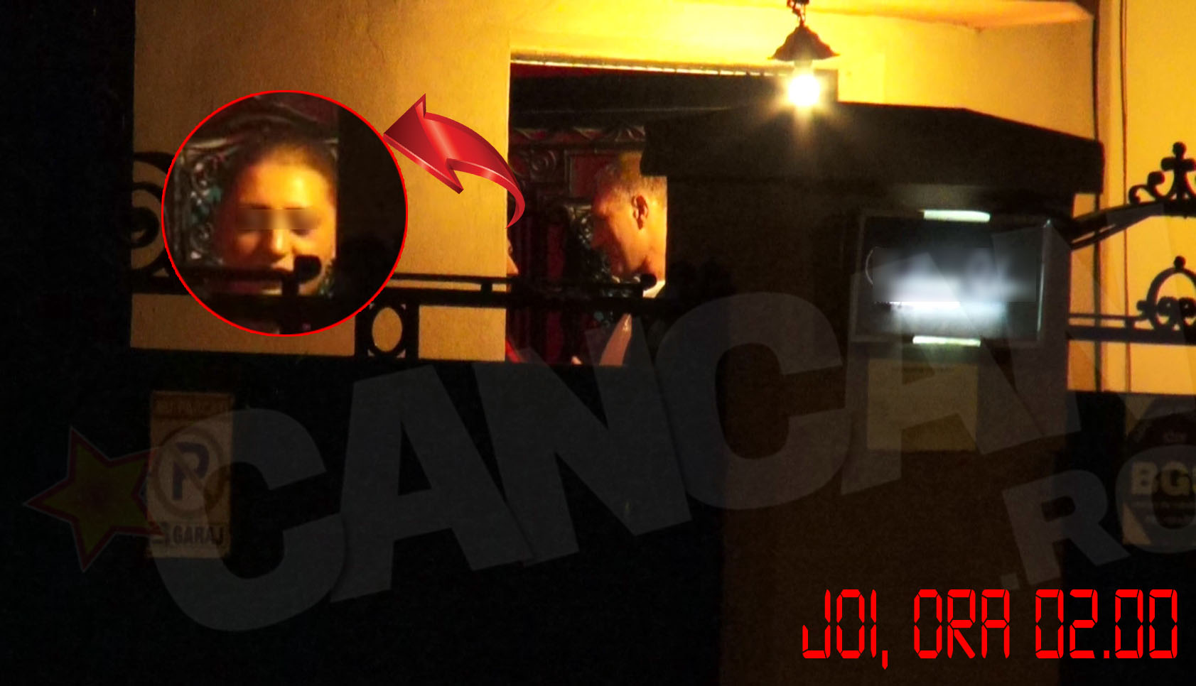 O ora mai tarziu l-am regasit alaturi de o bruneta, la un salon de masaj