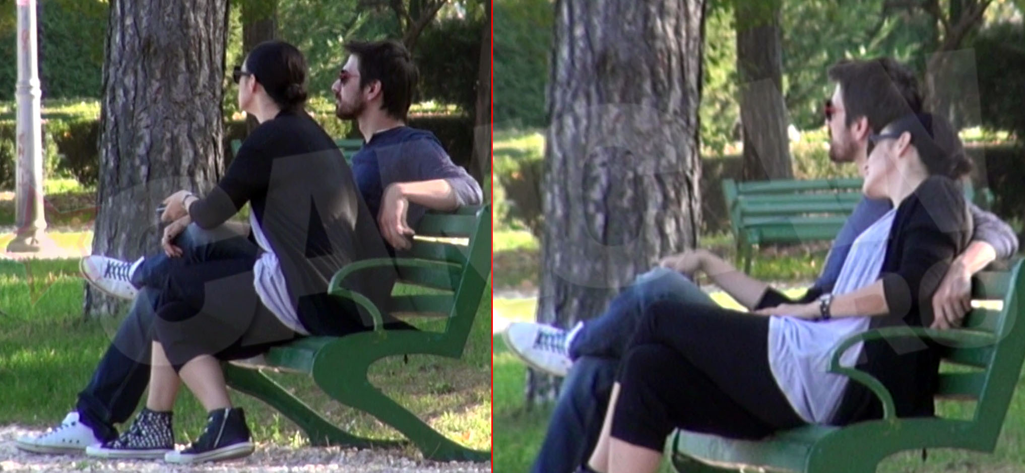 Andreea si-a odihnit capul pe umarul lui Tuncay