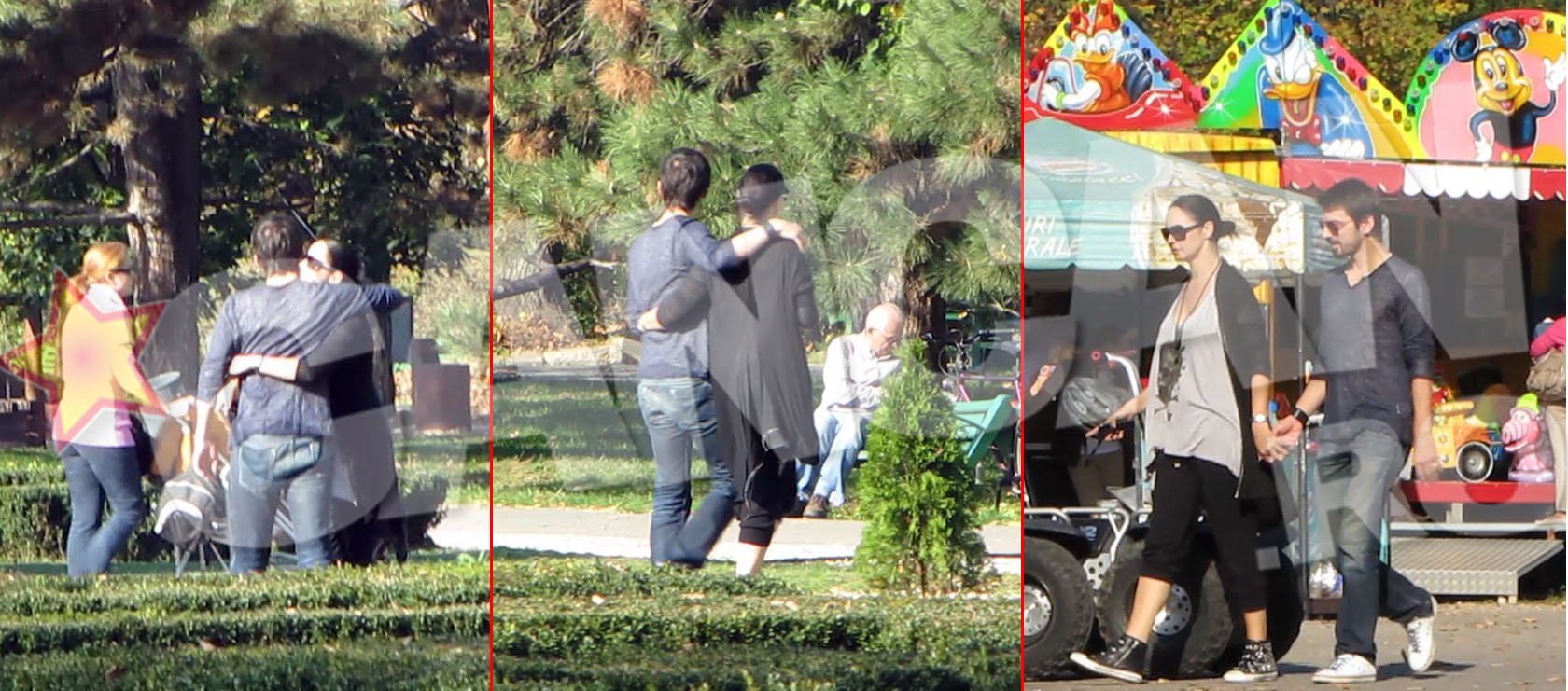 Andreea nu s-a dezlipit deloc de Tuncay si chiar l-a pupat pe gat