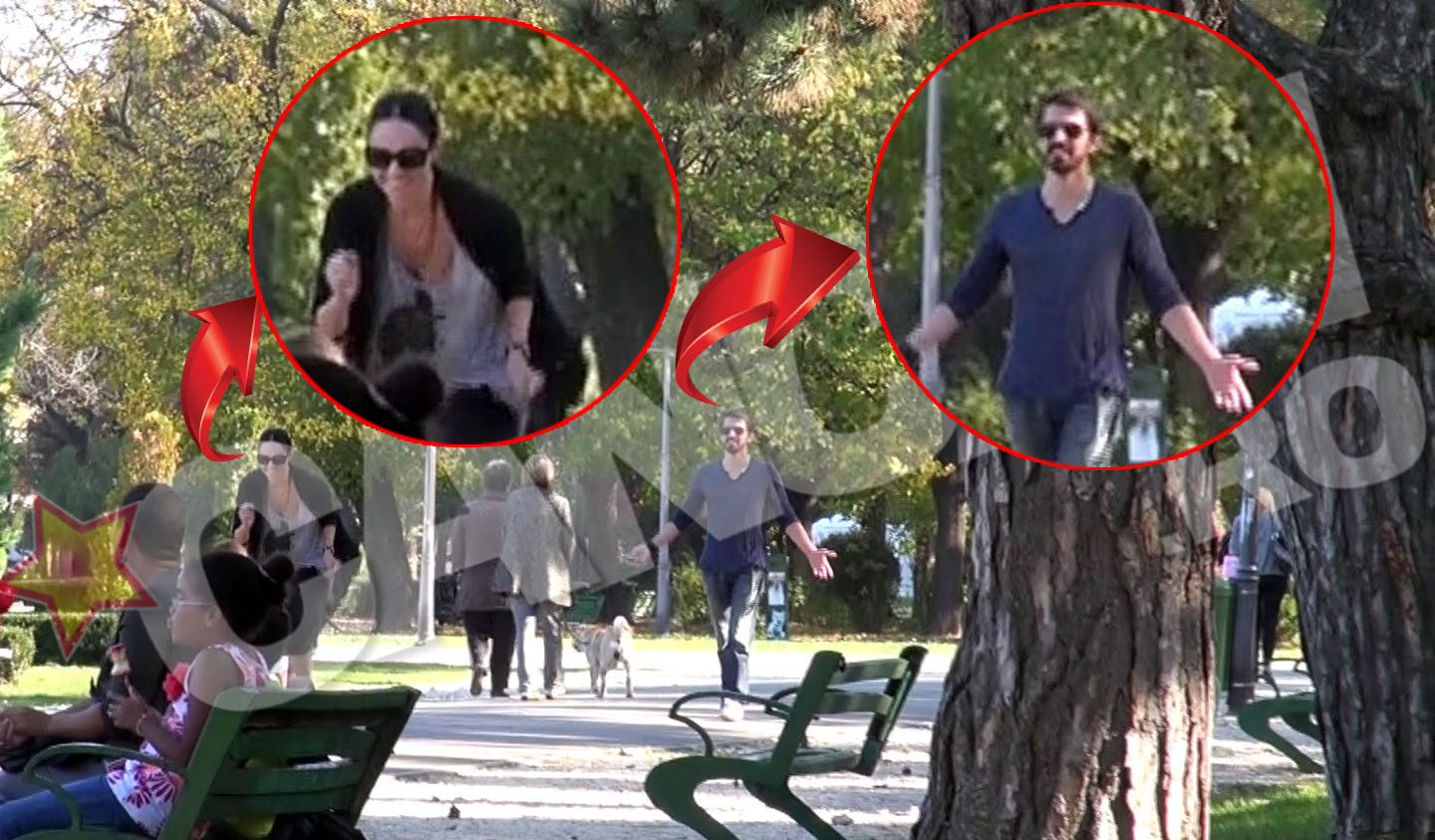 Cei doi au intrat veseli in jocul Violetei