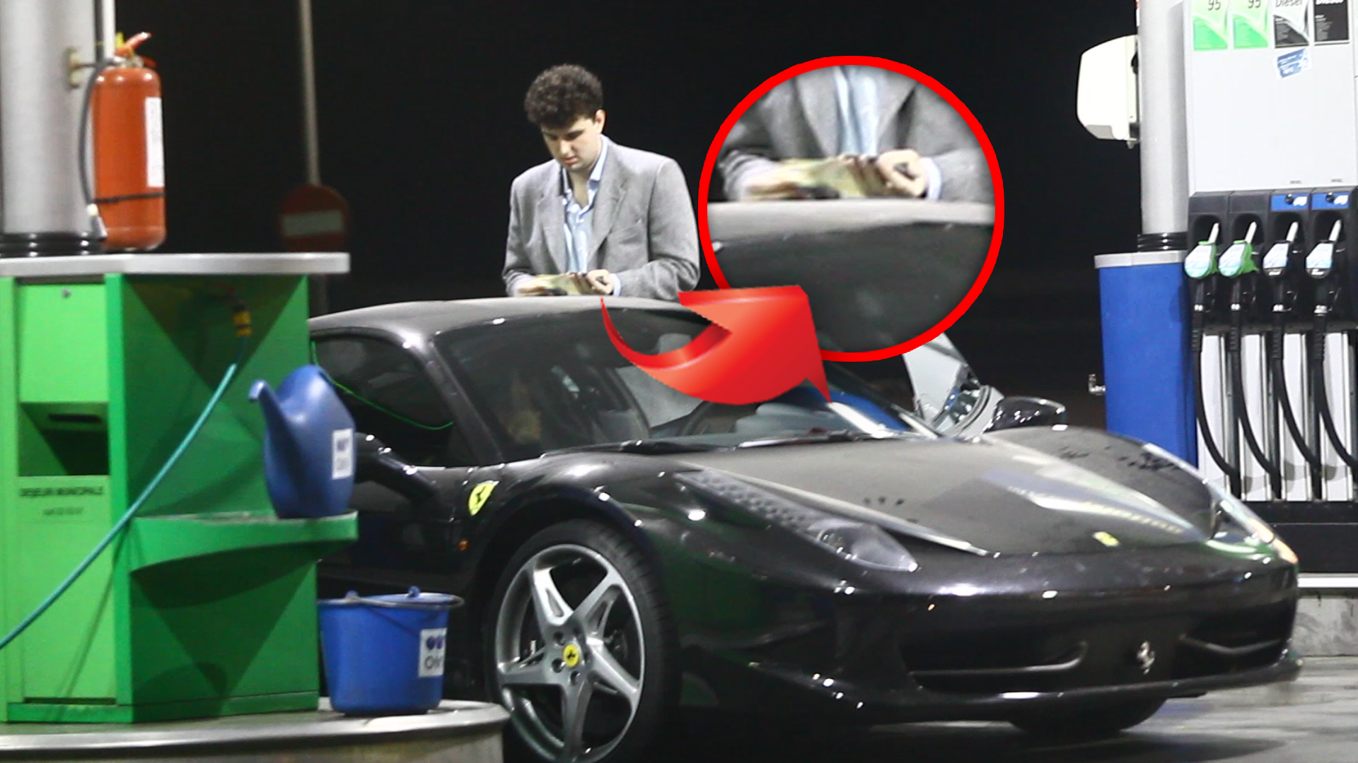 Tanarula fost surprins in urma cu ceva vreme cnad i-a dat 50 de lei unui barbat care i-a spalat parbrizul