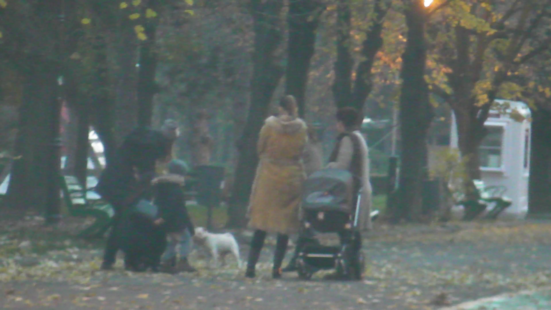 Baietelul Claudiei si-a gasit repede un partener de joaca.