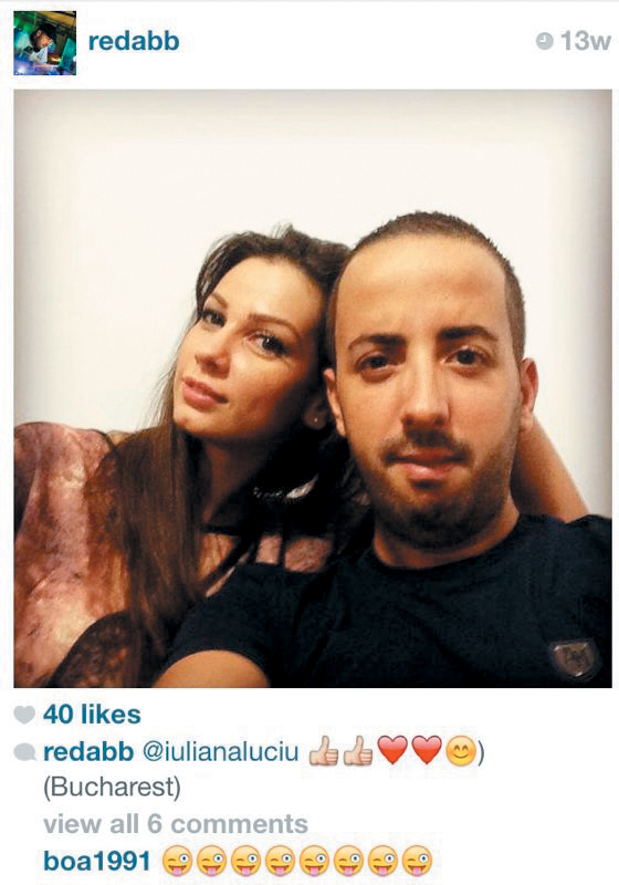 Iuliana Luciu l-a cunoscut pe Dj Redabb, in vara, intr-un club din Capitala