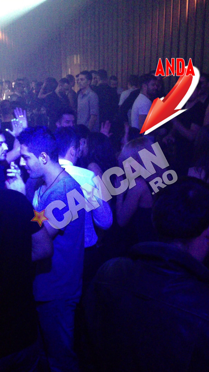 Anda s-a distrat in club cu fostul Roxanei Vancea