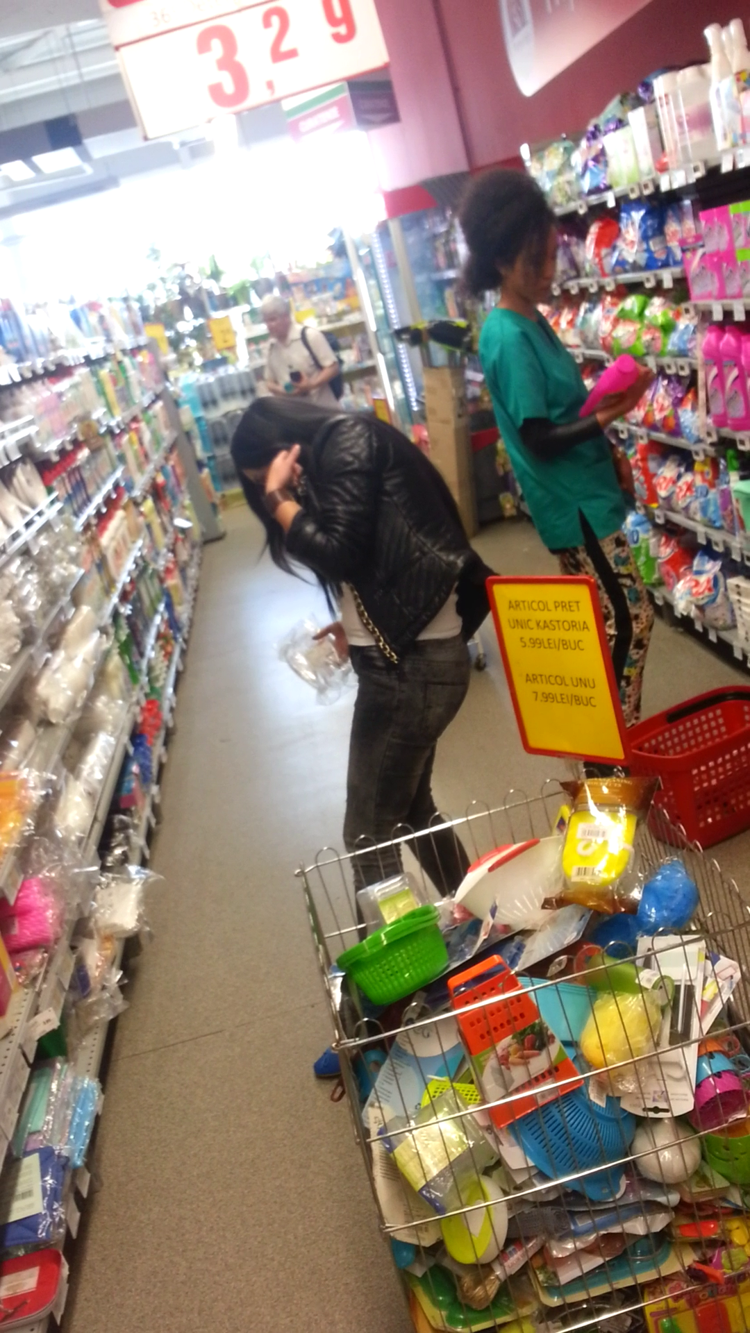 Ana Velea, la supermarket